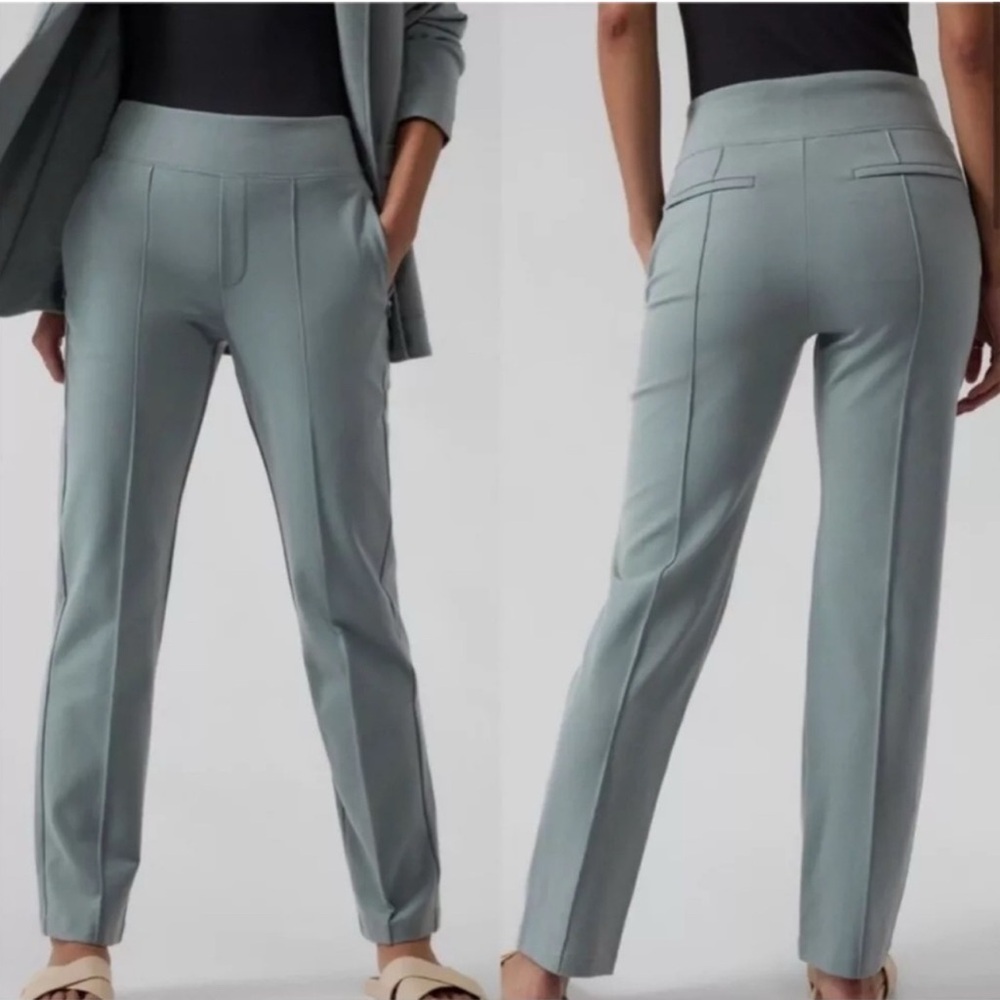 Athleta Eastbound Straight Pants in Minimalistic Grey LIKE NEW